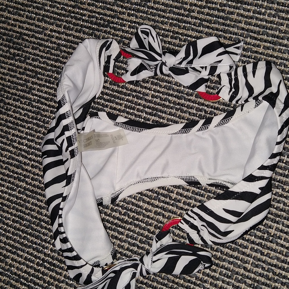 Vs Zebra Print Bikini Bottom Separates - image 4